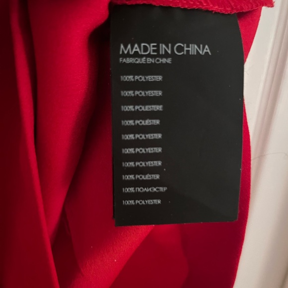 Club Monaco Holiday Red Party Romper - Picture 9 of 9